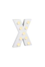 Light letter  X