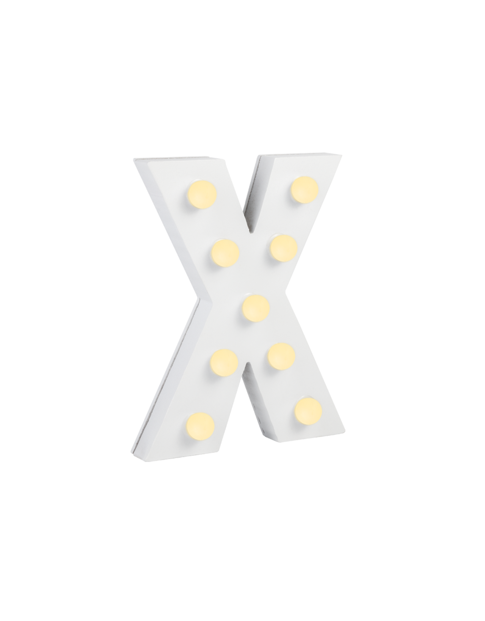 Light letter  X