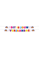 K3 letterslinger dit is jouw verjaardag 2 x 2 meter