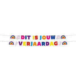 K3 letterslinger dit is jouw verjaardag 2 x 2 meter