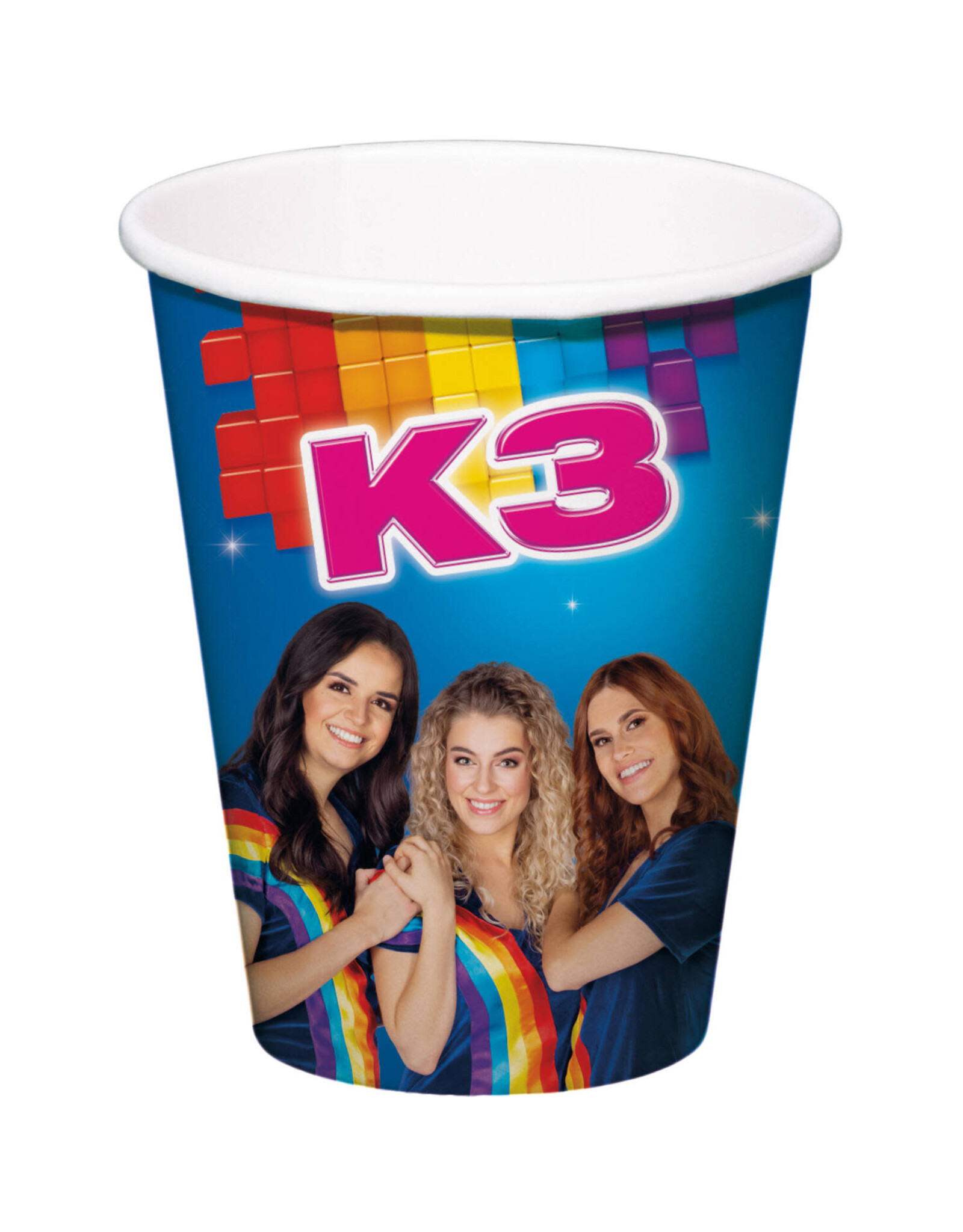 K3 kartonnen bekers 6 stuks 25 cl