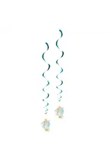 Boland Zeemeermin decoratie swirls 2 stuks