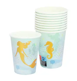 Boland zeemeermin bekers 21 cl 10 stuks