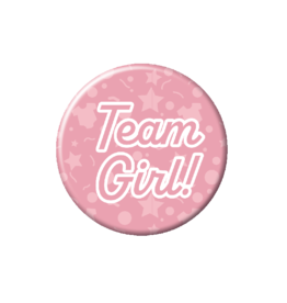 Button klein gender reveal team Girl