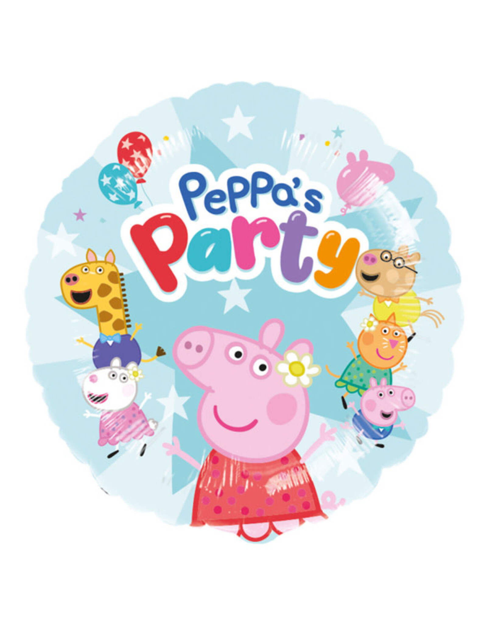 Folieballon Peppa pig party 43 cm