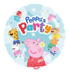 Folieballon Peppa pig party 43 cm