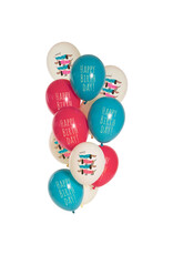 Latex ballonnenset birthday doggy 33 cm 12 stuks