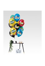 Latex ballonnenset birthday hero 33 cm 12 stuks