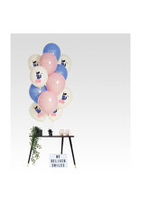 Latex ballonnenset birthday kitty 33 cm 12 stuks
