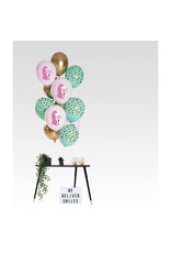 Latex ballonnenset birthday panter 33 cm 12 stuks
