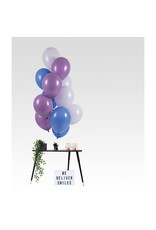 Latex ballonnenset blueberry dream 33 cm 12 stuks