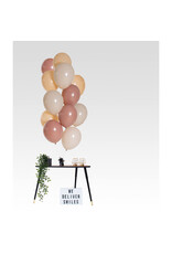 Latex ballonnenset blush crush 33 cm 12 stuks