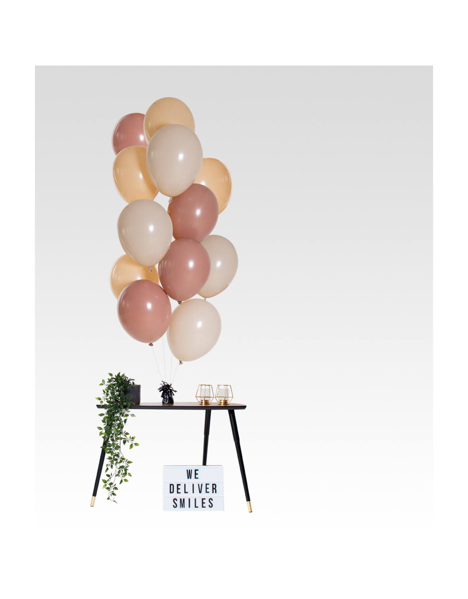 Latex ballonnenset blush crush 33 cm 12 stuks