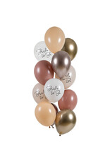Latex ballonnenset bride to be 33 cm 12 stuks