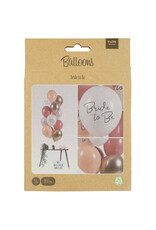 Latex ballonnenset bride to be 33 cm 12 stuks