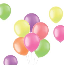 Latex ballonnenset bright neons 33 cm 10 stuks