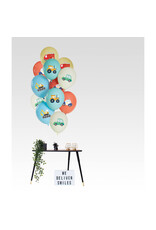 Latex ballonnenset car party 33 cm 12 stuks