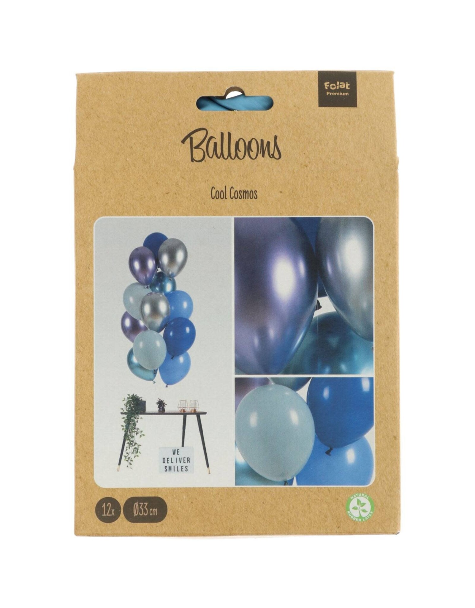 Latex ballonnenset cool cosmos 33 cm 12 stuks