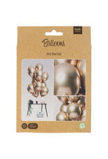 Latex ballonnenset let it shine goud 33 cm 12 stuks