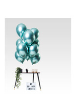 Latex ballonnenset let it shine groen 33 cm 12 stuks