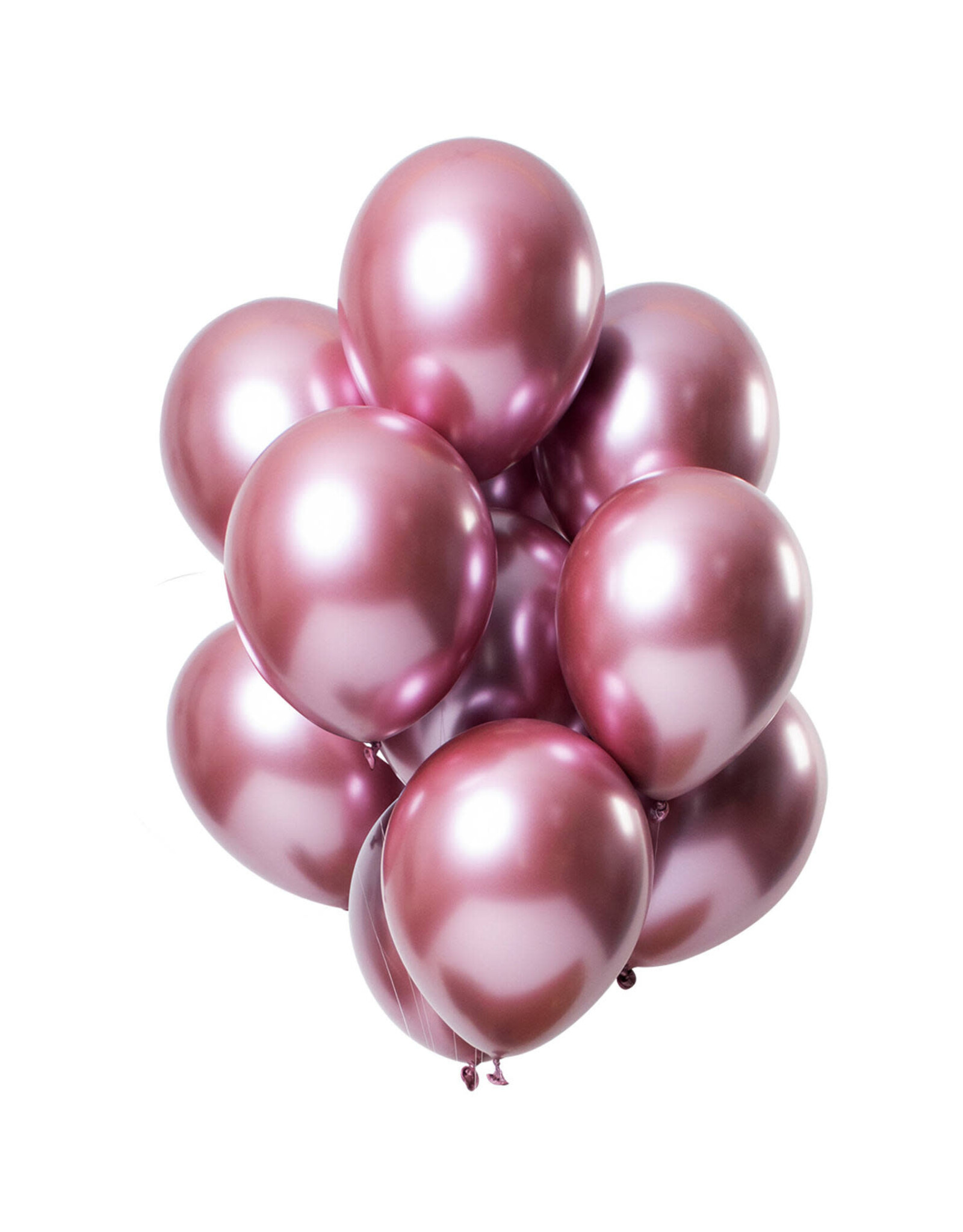 Latex ballonnenset let it shine roze 33 cm 12 stuks