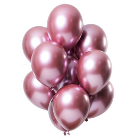 Latex ballonnenset let it shine roze 33 cm 12 stuks