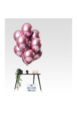 Latex ballonnenset let it shine roze 33 cm 12 stuks
