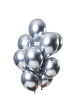 Latex ballonnenset let it shine zilver 33 cm 12 stuks