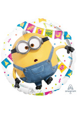 Folieballon minions 2-sided design 43 cm