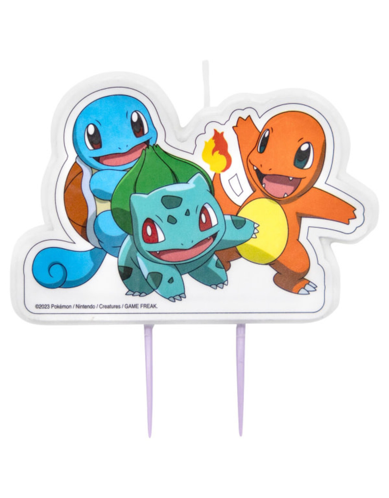 Pokemon kaars 5,5 x 8,3 cm