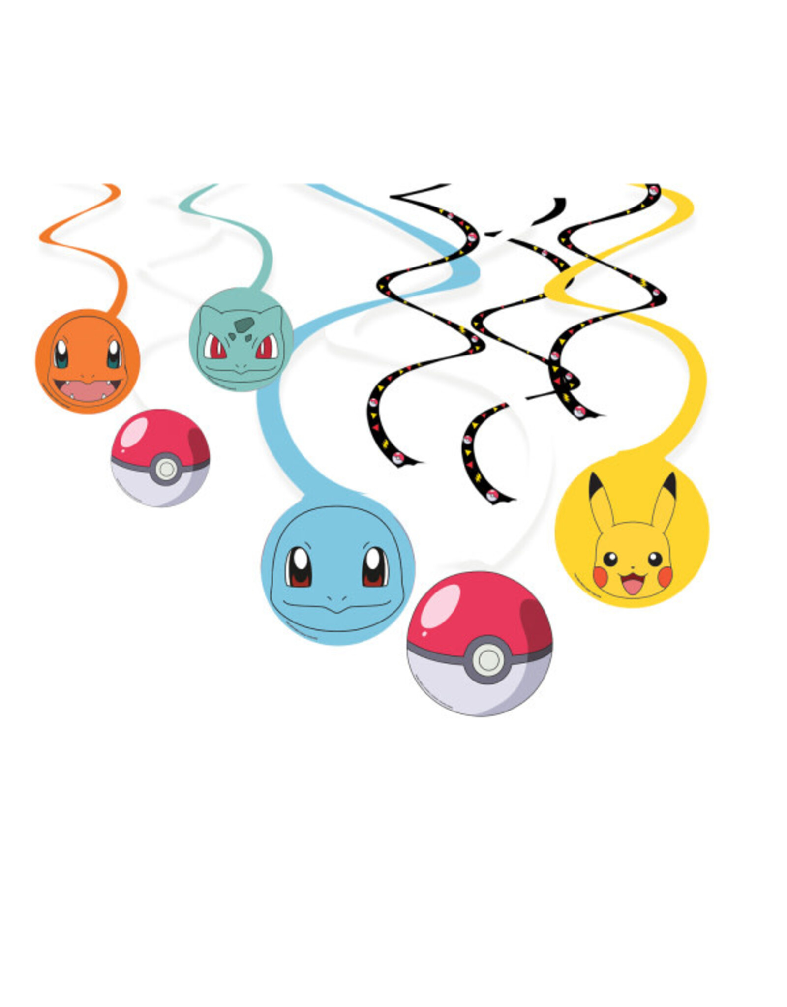 Pokemon hangdecoratie 6-delig