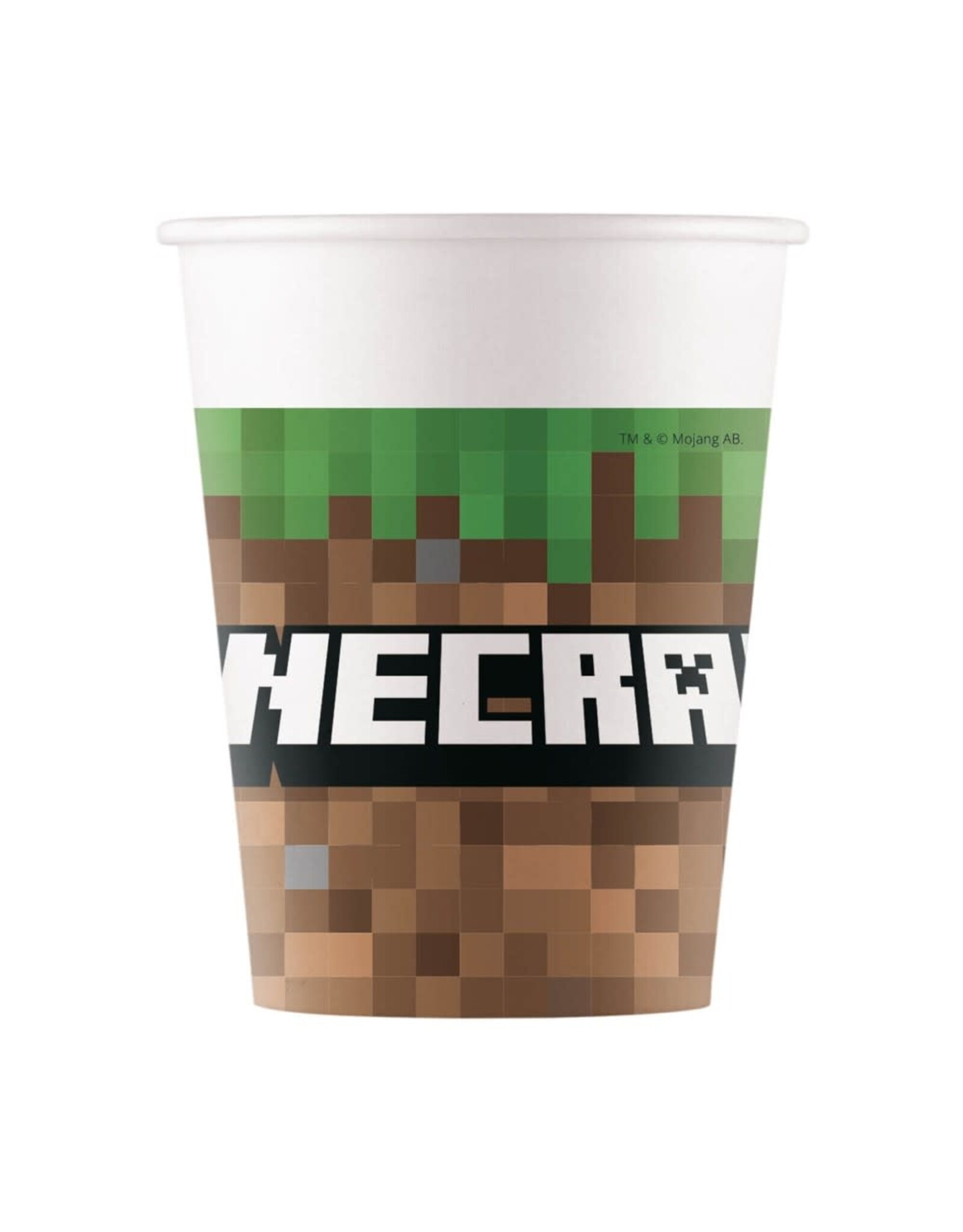 Minecraft bekers 250 ml 8 stuks