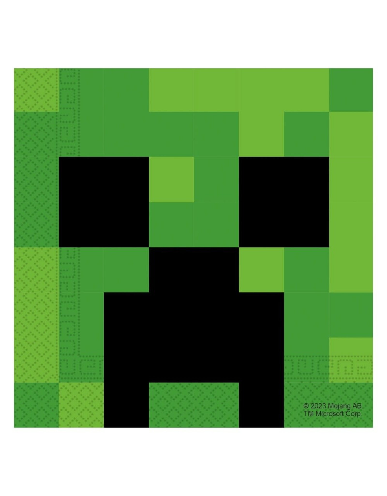 Minecraft servetten 33 x 33 cm 20 stuks
