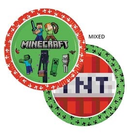 Minecraft borden 23 cm 8 stuks