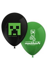 Minecraft latex ballonnen 8 stuks