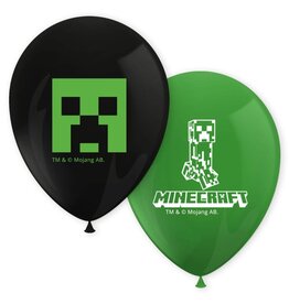 Minecraft latex ballonnen 8 stuks