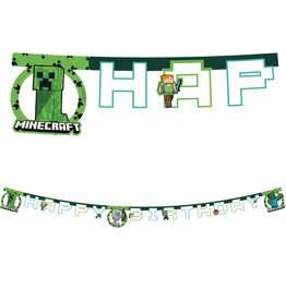 Minecraft letterslinger happy birthday 2 meter