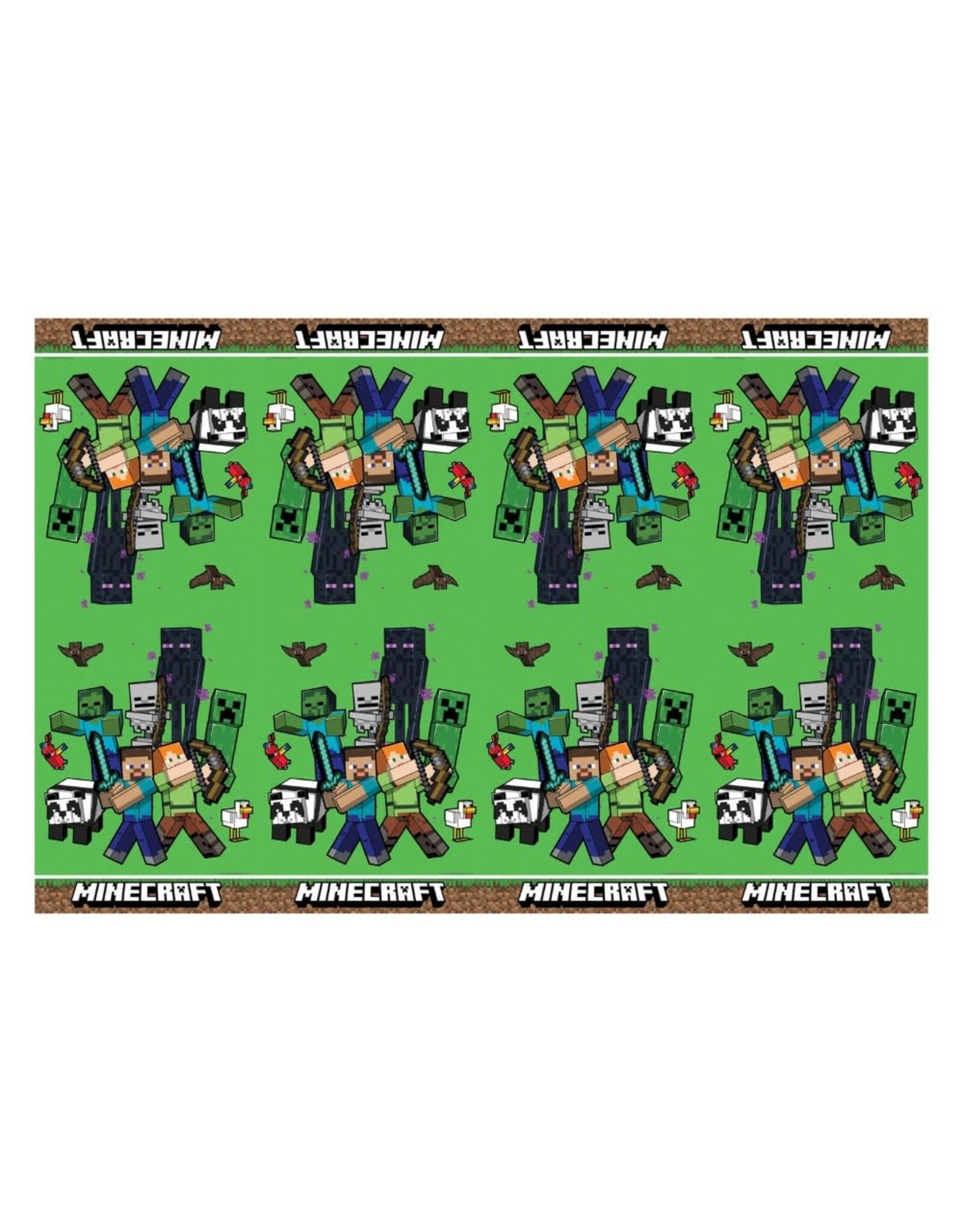 Minecraft plastic tafelkleed 120 x 180 cm