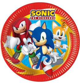 Sonic the Hedgehog borden 23 cm 8 stuks