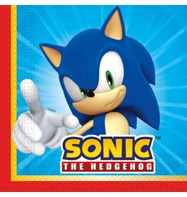 Sonic the Hedgehog servetten 33 x 33 cm 20 stuks