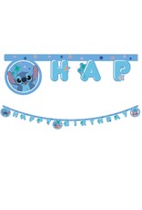 Angel & Stitch letterslinger happy birthday 2 meter