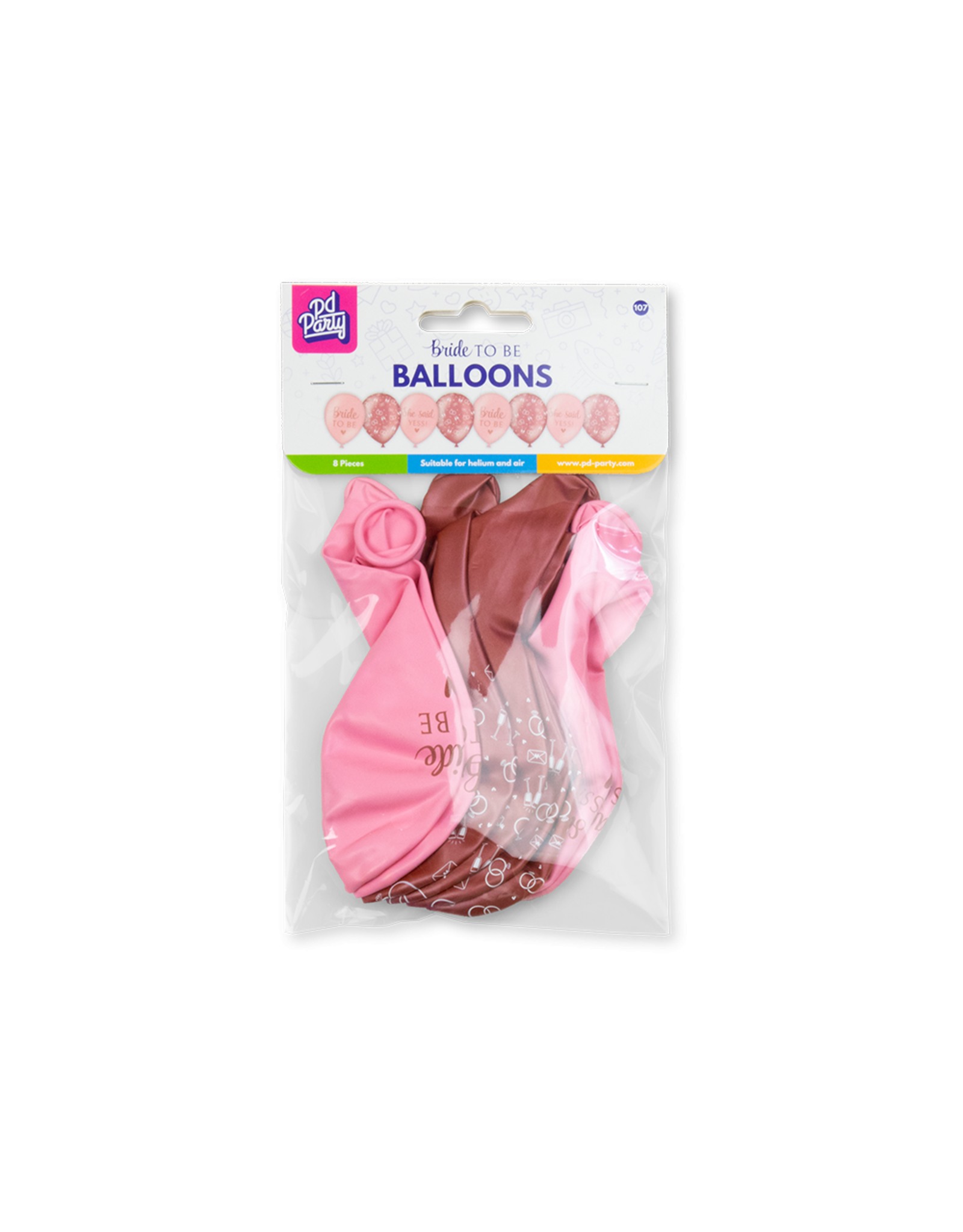 Bride to be latex ballonnen 30 cm 8 stuks