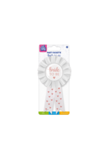 Party roset Bride to be wit/rosé goud