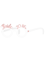 Bride to be/Team bride papieren brillen 8 stuks