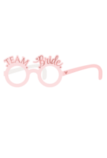 Bride to be/Team bride papieren brillen 8 stuks