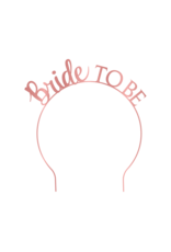 Tiara Bride to be rosé goud