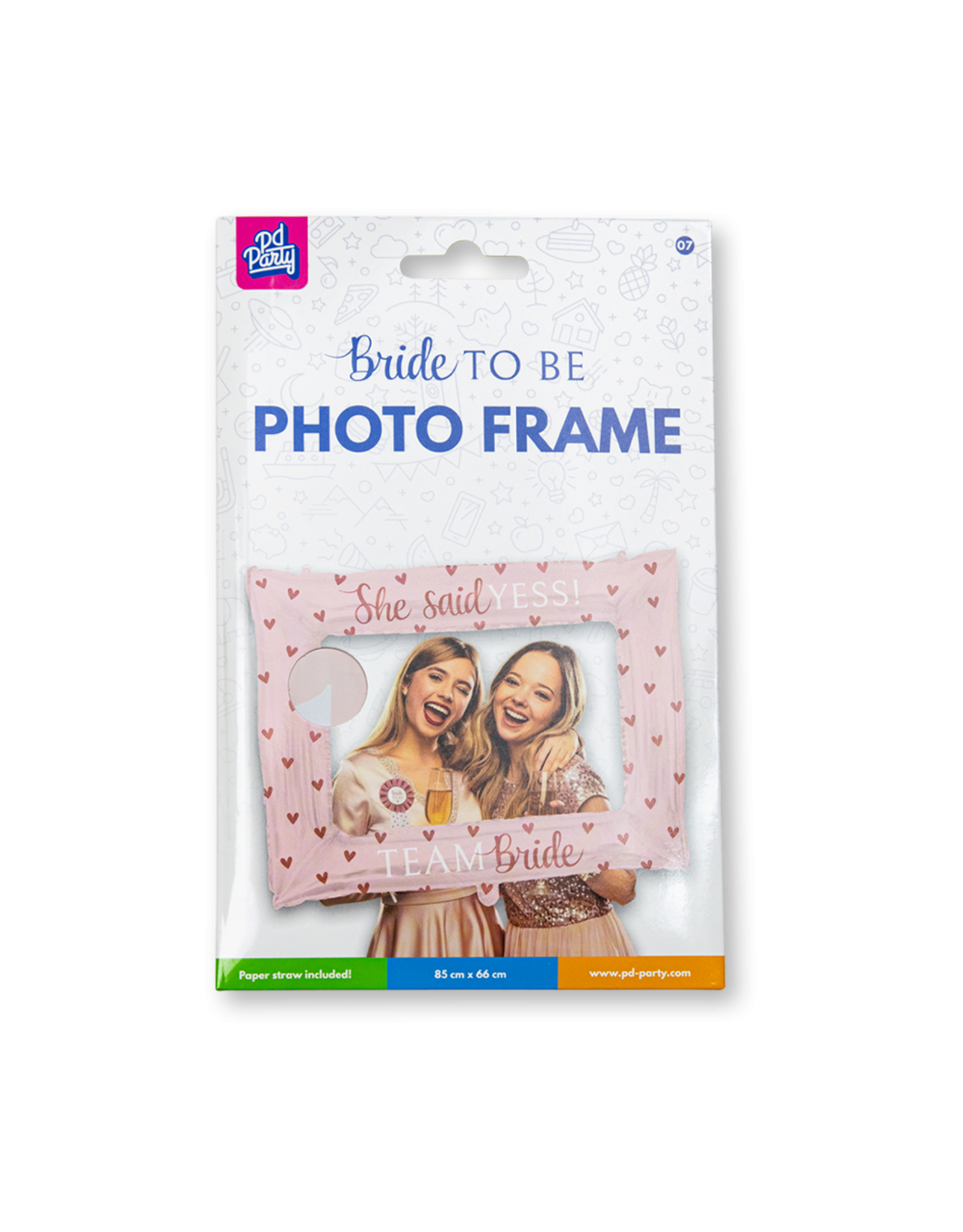 Bride to be photo phrame hartjes 66 x 85 cm