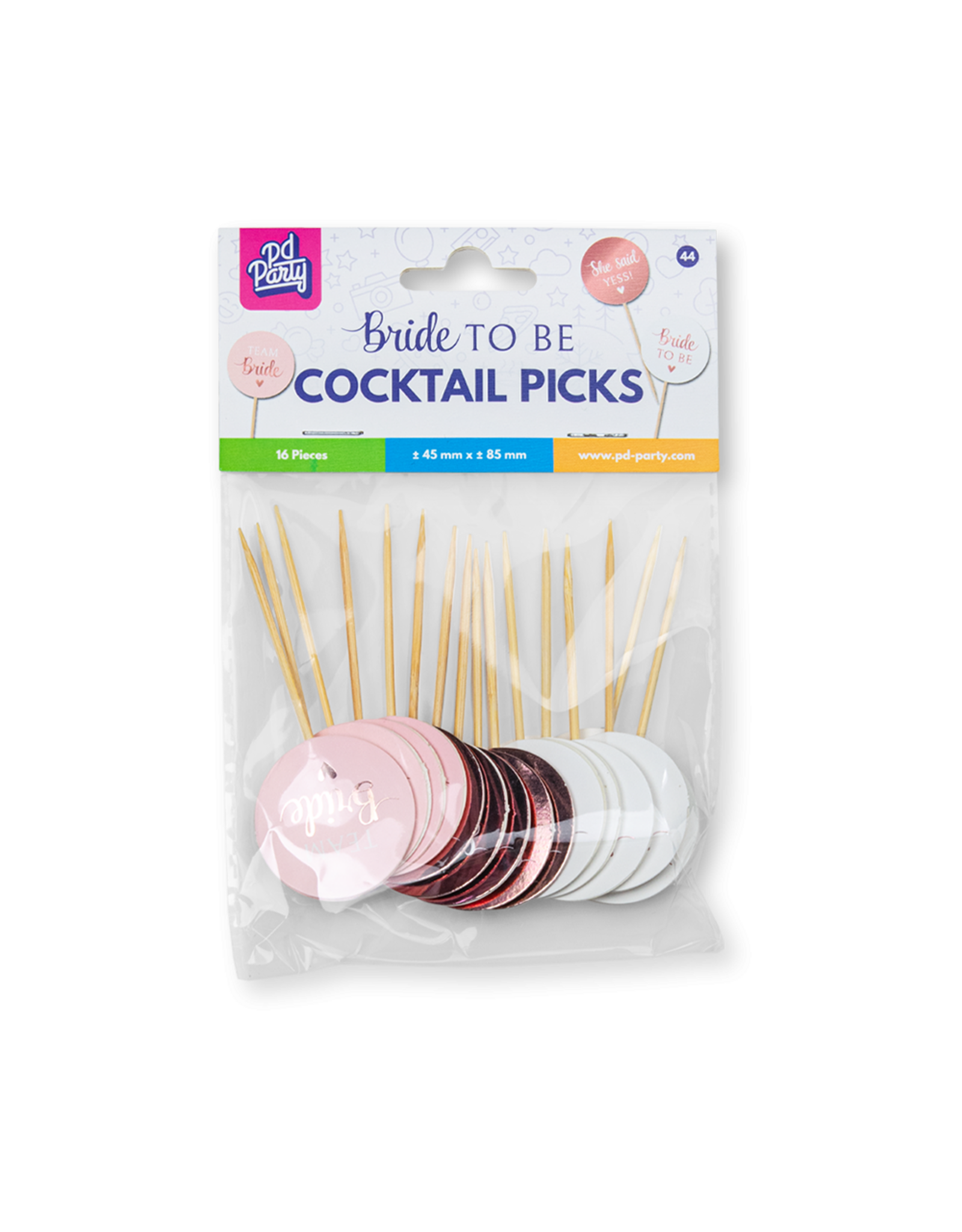 Bride to be cocktailprikkers 16 stuks