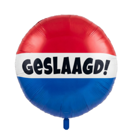 Folieballon supershape geslaagd Nederland 74 cm