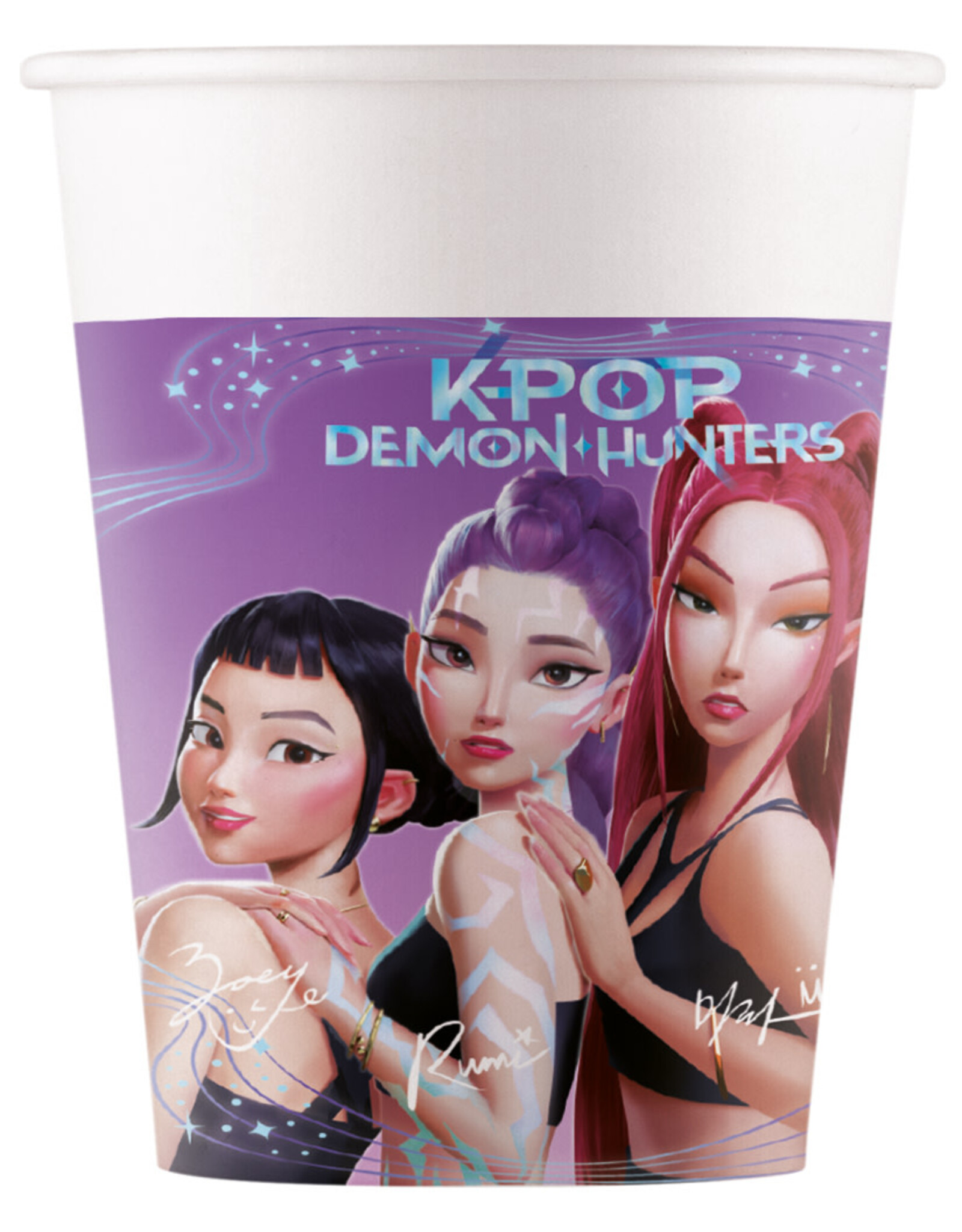 K-pop demon hunters bekers 200 ml 8 stuks